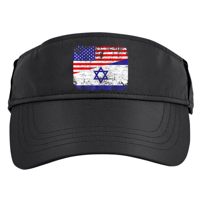 I Stand With Israel Pray For Israel Us Israel Flag Adult Drive Performance Visor