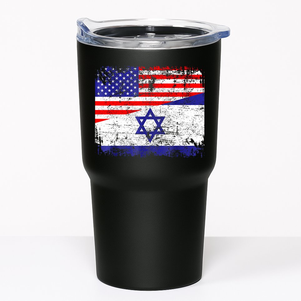 I Stand With Israel Pray For Israel Us Israel Flag Tumbler