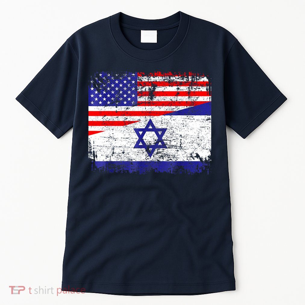 I Stand With Israel Pray For Israel Us Israel Flag Tall T-Shirt
