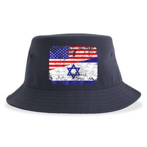 I Stand With Israel Pray For Israel Us Israel Flag Sustainable Bucket Hat