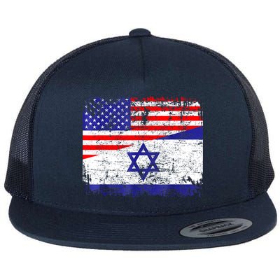 I Stand With Israel Pray For Israel Us Israel Flag Flatbill Hat