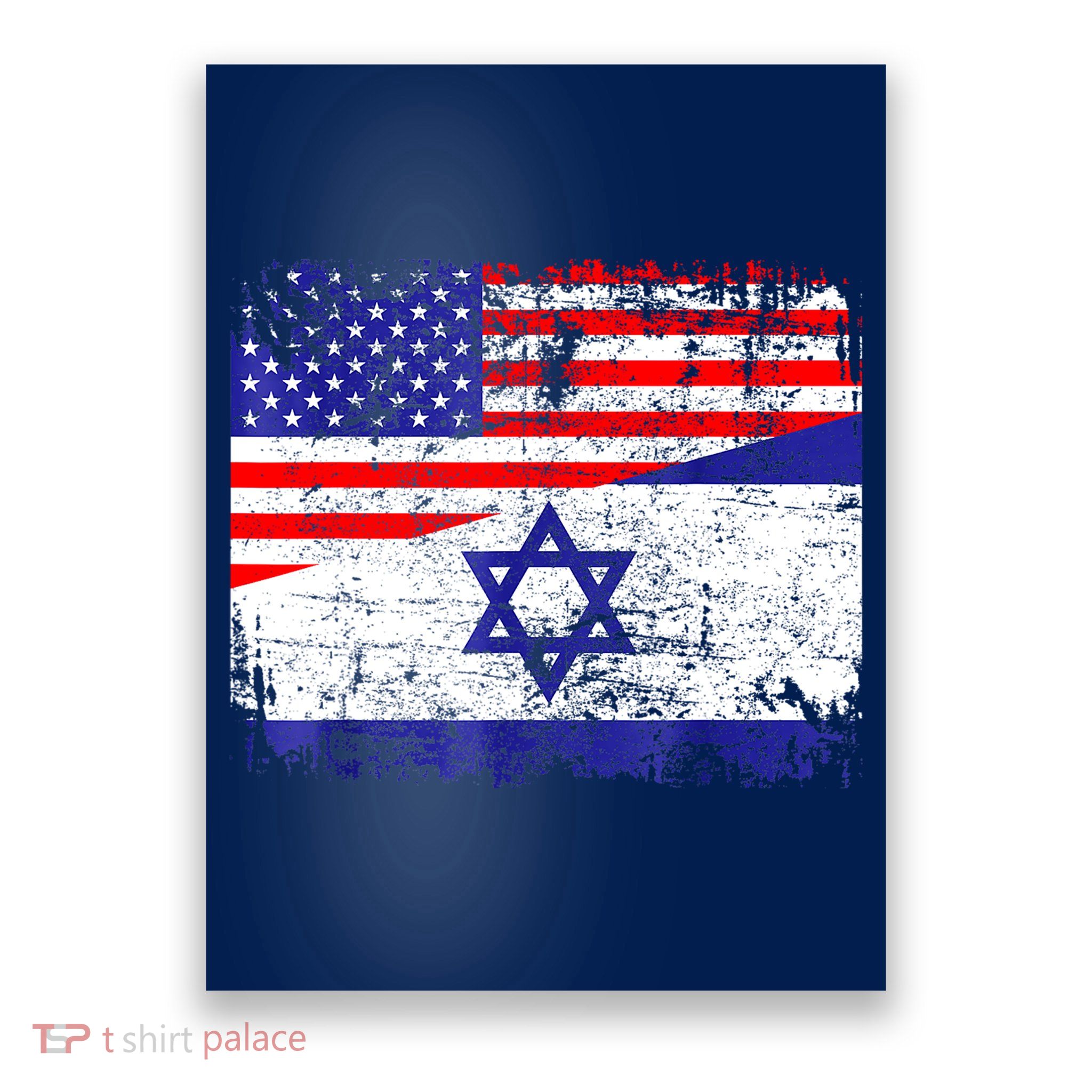 I Stand With Israel Pray For Israel Us Israel Flag Poster