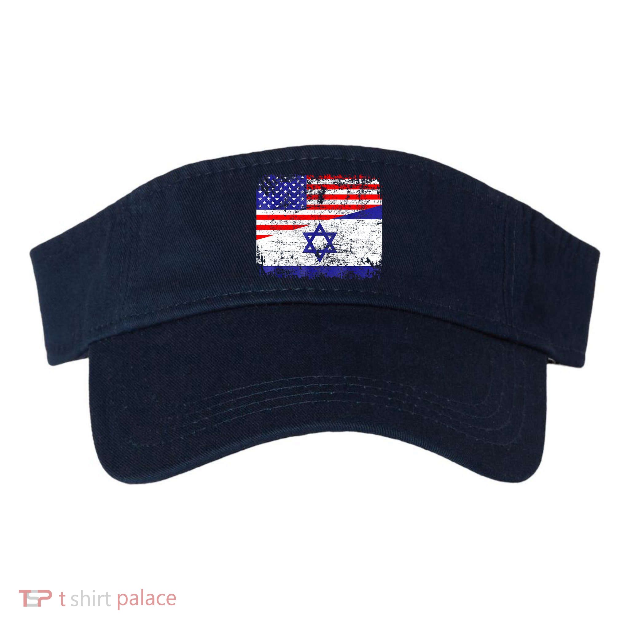 I Stand With Israel Pray For Israel Us Israel Flag Visor