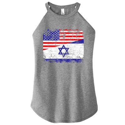 I Stand With Israel Pray For Israel Us Israel Flag Women's Perfect Tri Rocker Tank