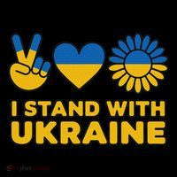 I Stand With Ukraine Save Free Support Ukraine Retro Vintage Tall T-Shirt