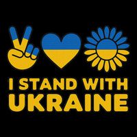 I Stand With Ukraine Save Free Support Ukraine Retro Vintage Button