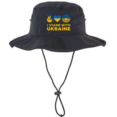 I Stand With Ukraine Save Free Support Ukraine Retro Vintage Bucket Hat