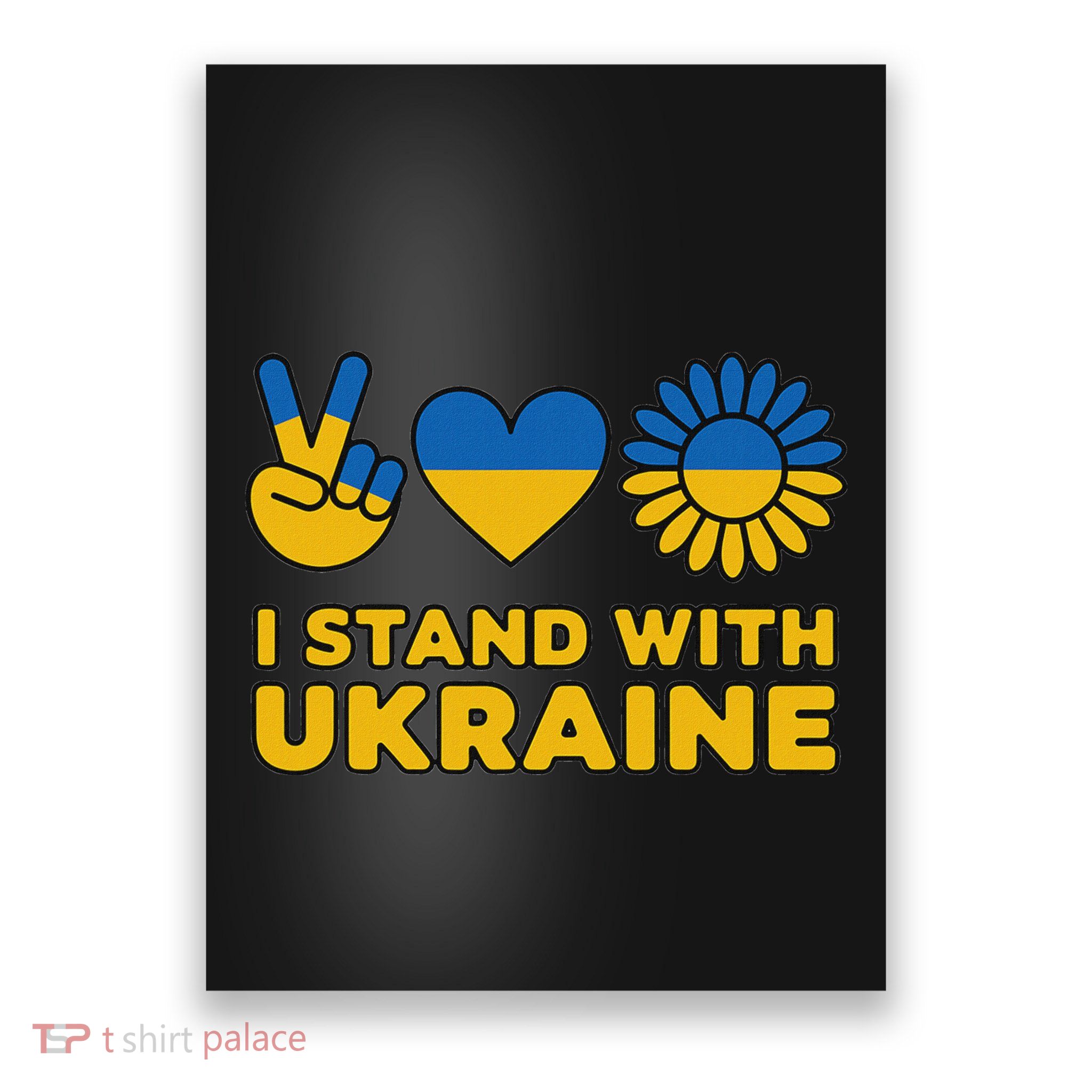 I Stand With Ukraine Save Free Support Ukraine Retro Vintage Poster