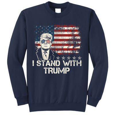 I Stand With Trump Pro Trump Supporter Free Trump Sweatshirt