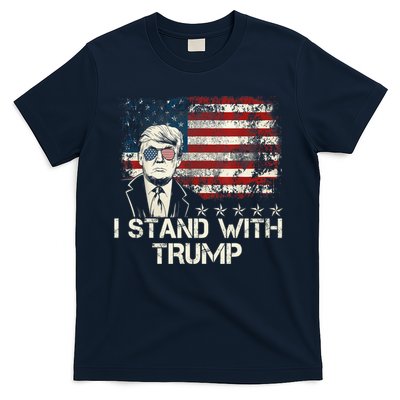 I Stand With Trump Pro Trump Supporter Free Trump T-Shirt