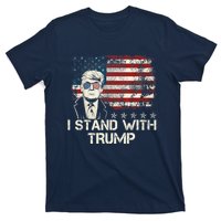 I Stand With Trump Pro Trump Supporter Free Trump T-Shirt