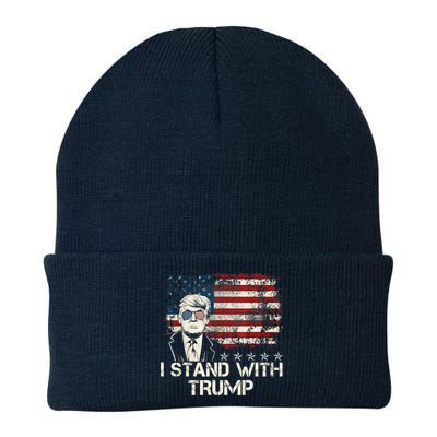 I Stand With Trump Pro Trump Supporter Free Trump Beanie