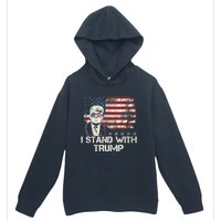 I Stand With Trump Pro Trump Supporter Free Trump Urban Pullover Hoodie