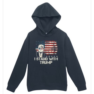 I Stand With Trump Pro Trump Supporter Free Trump Urban Pullover Hoodie