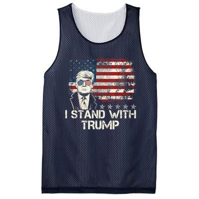 I Stand With Trump Pro Trump Supporter Free Trump Mesh Reversible Basketball Jersey Tank