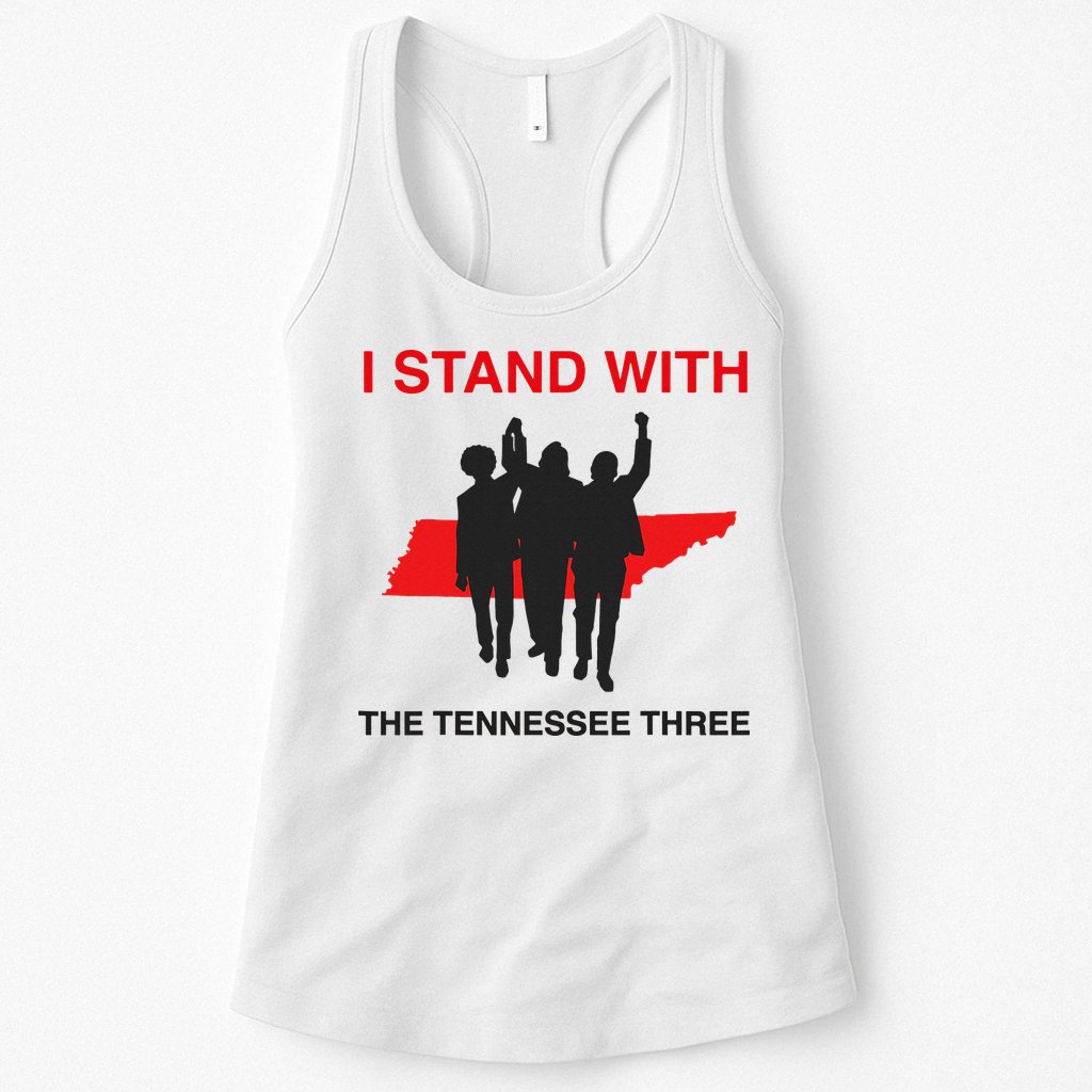 I STAND WITH THE TENNESSEE THREE Womens Tank Top