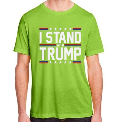 I Stand With Trump Adult ChromaSoft Performance T-Shirt