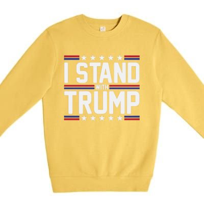 I Stand With Trump Premium Crewneck Sweatshirt