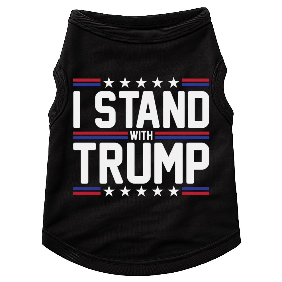 I Stand With Trump Doggie Tank