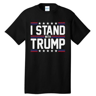 I Stand With Trump Tall T-Shirt