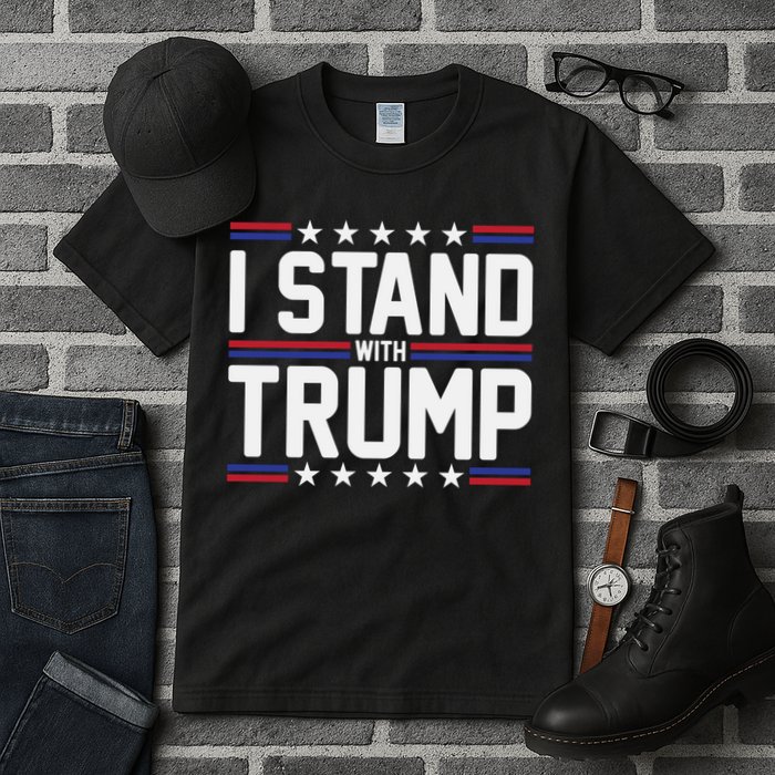 I Stand With Trump Tall T-Shirt