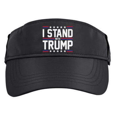 I Stand With Trump Adult Drive Performance Visor