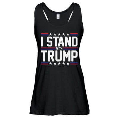 I Stand With Trump Ladies Essential Flowy Tank