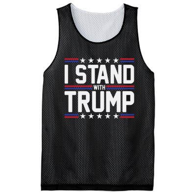 I Stand With Trump Mesh Reversible Basketball Jersey Tank