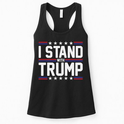 I Stand With Trump Womens Tank Top