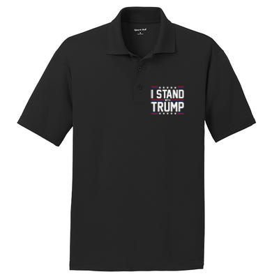 I Stand With Trump PosiCharge RacerMesh Polo