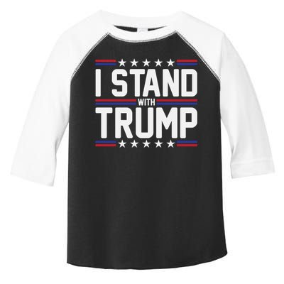 I Stand With Trump Toddler Fine Jersey T-Shirt