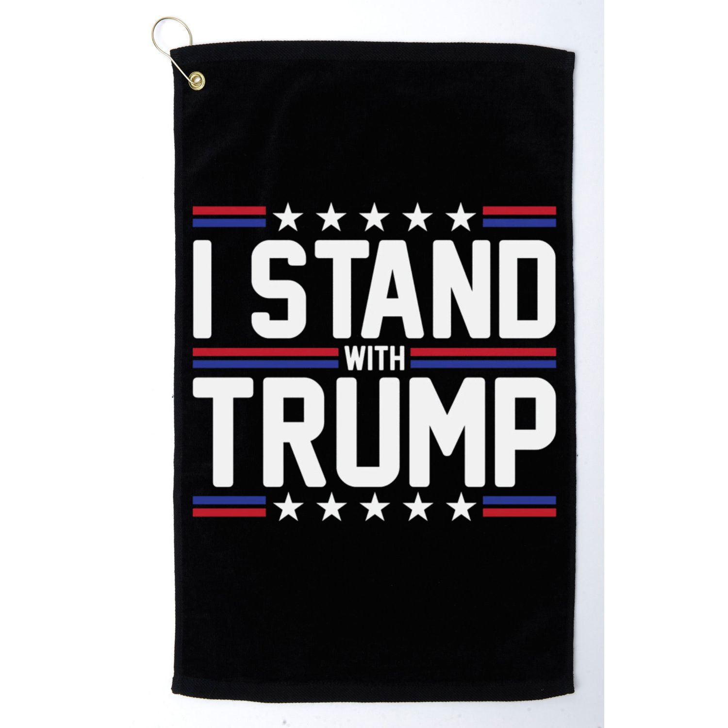 I Stand With Trump Golf Towel