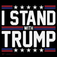 I Stand With Trump Womens T-Shirt