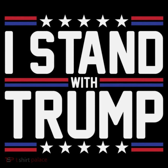 I Stand With Trump Womens T-Shirt