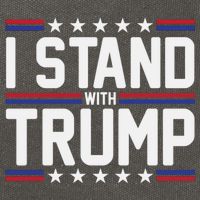 I Stand With Trump Cotton Canvas Backpack