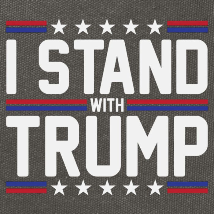 I Stand With Trump Cotton Canvas Backpack