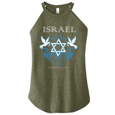 I Stand With Israel Peace Flag Women Women’s Perfect Tri Rocker Tank