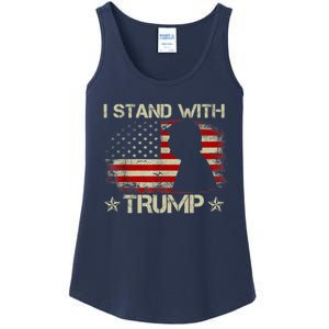 I Stand With Trump Pro Trump Supporter Free Trump Ladies Essential Tank