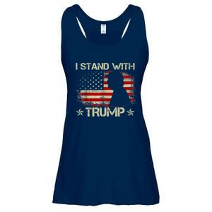 I Stand With Trump Pro Trump Supporter Free Trump Ladies Essential Flowy Tank