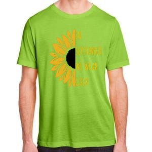 In September We Wear Gold Childhood Cancer Sunflower Adult ChromaSoft Performance T-Shirt