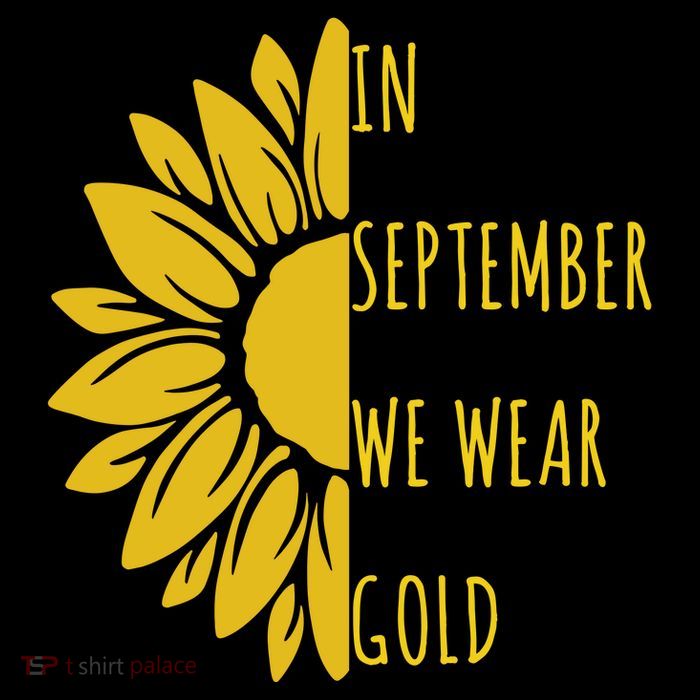 In September We Wear Gold Childhood Cancer Sunflower 16 in Basic Backpack