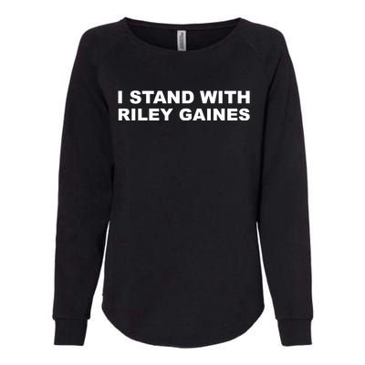 I Stand With Riley Gaines Womens California Wash Sweatshirt