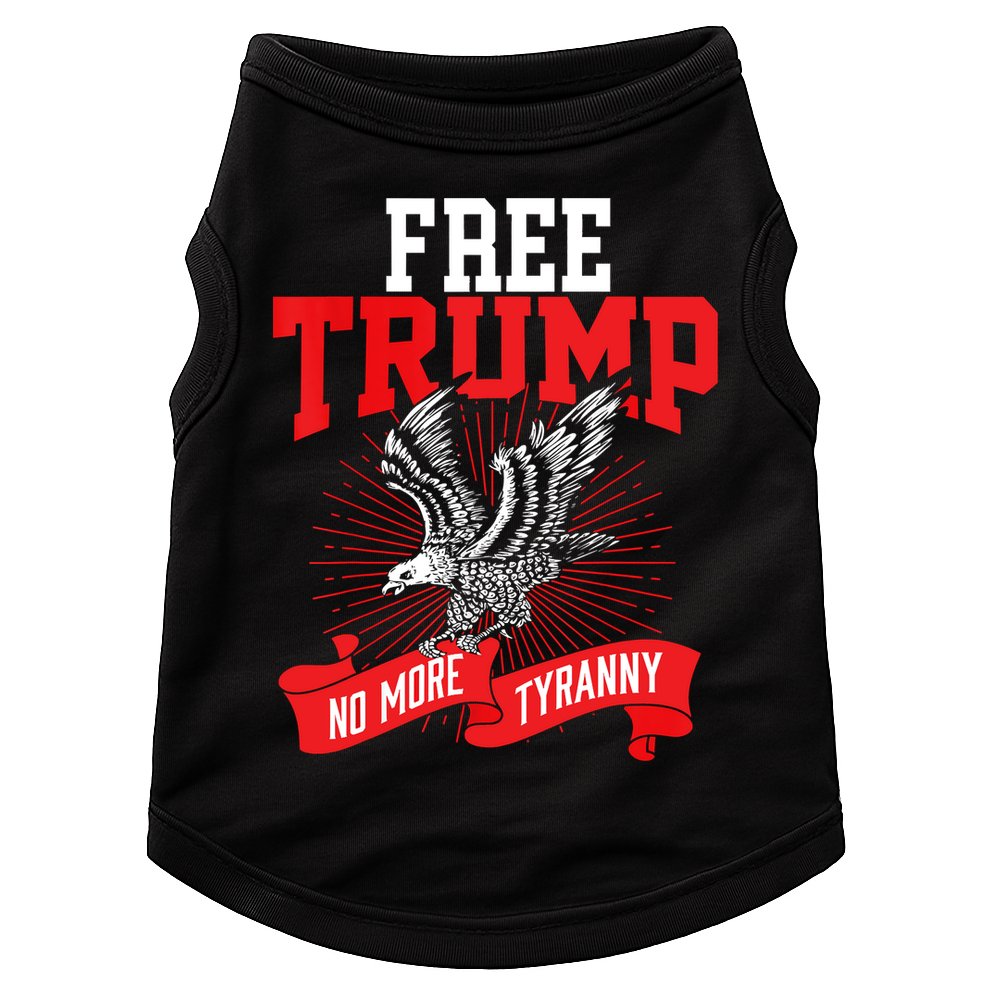 I Stand With Trump Pro Trump Supporter Retro Vintage Doggie Tank