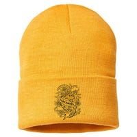 Internally Screaming Weird Sarcastic Funny Opossum Possum Sustainable Knit Beanie