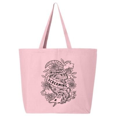 Internally Screaming Weird Sarcastic Funny Opossum Possum 25L Jumbo Tote