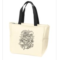 Internally Screaming Weird Sarcastic Funny Opossum Possum Zip Tote Bag