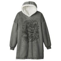 Internally Screaming Weird Sarcastic Funny Opossum Possum Hooded Wearable Blanket