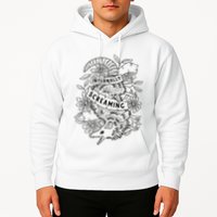 Internally Screaming Weird Sarcastic Funny Opossum Possum Hoodie