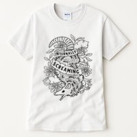 Internally Screaming Weird Sarcastic Funny Opossum Possum Tall T-Shirt