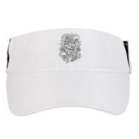 Internally Screaming Weird Sarcastic Funny Opossum Possum Adult Drive Performance Visor